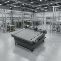 Plotter de corte de vinilo DTF de alta velocidad con doble cabezal CCD automático de 1300x1300mm para pegatinas, cortador de cama plana de corte completo y medio corte