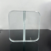 Carreaux de verre décoratifs transparents de qualité supérieure en gros pour la décoration murale de séparation d'espace intérieur moderne