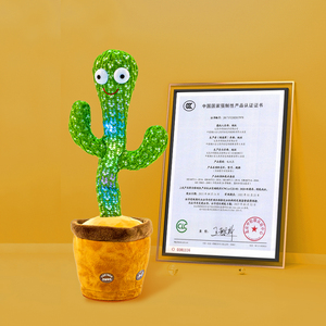 Giocattolo <span class=keywords><strong>Cactus</strong></span> <span class=keywords><strong>Parlante</strong></span> per Bambini all'Ingrosso, Peluche Educativo per la Prima Infanzia, <span class=keywords><strong>Cactus</strong></span> <span class=keywords><strong>Parlante</strong></span> e Danzante con Canzoni - Product Image 5