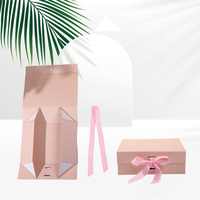 Boîte d'emballage personnalisée en carton mat avec ruban, boîte cadeau magnétique en papier avec logo personnalisé pour robe