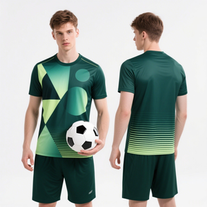 Camiseta de Fútbol Personalizada, Conjunto Deportivo Transpirable para Entrenamiento, Ropa Deportiva, Camiseta de Fútbol Personalizada - Product Image 3
