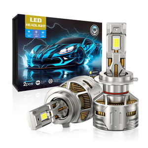 Ampoules de phare LED K6 super lumineuses 150W H4 avec dissipation de chaleur à 4 tubes en cuivre, taille mini 1:1 pour une installation facile - Product Image 4