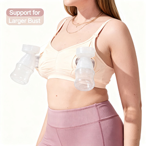 Ropa íntima para mujer, tela flexible y suave, Sujetador de lactancia para mujer, manos libres, agradable a la piel, fácil de limpiar y duradero - Product Image 1