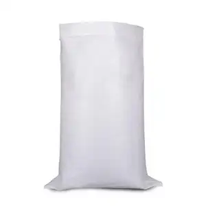 مخصص 5 كجم 50 كجم 25 كجم أكياس بيضاء منسوجة من مادة البولي بروبيلين فارغة البسمتي حقائب لتعبئة الأرز للبيع
