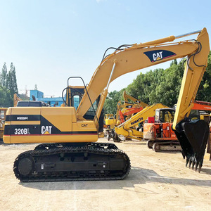 Excavadora Caterpillar 320B de 20 Toneladas, Alta Calidad, Pocas Horas de Uso, 97KW de Potencia para Motor 3116T, Caja de Cambios PLC y Bomba Usadas - Product Image 1