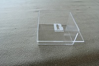 Boîte acrylique transparente en plexiglas personnalisée avec couvercle coulissant