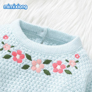 Mimixiong - <span class=keywords><strong>Peleles</strong></span> <span class=keywords><strong>de</strong></span> <span class=keywords><strong>Punto</strong></span> para Bebé, Monos <span class=keywords><strong>de</strong></span> Manga Larga para Bebé - Product Image 6