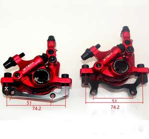 Nueva imagen ZOOM XTECH HB100 MTB Line Pulling Pinzas de freno de disco hidráulico Rotores 120/140 para Scooter Eléctrico M365 - Product Image 4