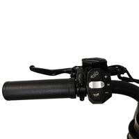 Vélo de montagne électrique à moteur sans balais 1365W Peak, pneus larges, batterie 15AH, vitesse maximale 45 km/h, vélo électrique