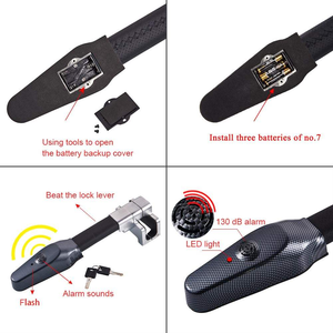 Verrou de <span class=keywords><strong>volant</strong></span> de voiture universel, alarme de sécurité <span class=keywords><strong>antivol</strong></span> pour voiture, verrou de sécurité rétractable, protection <span class=keywords><strong>antivol</strong></span>, verrous en T - Product Image 2