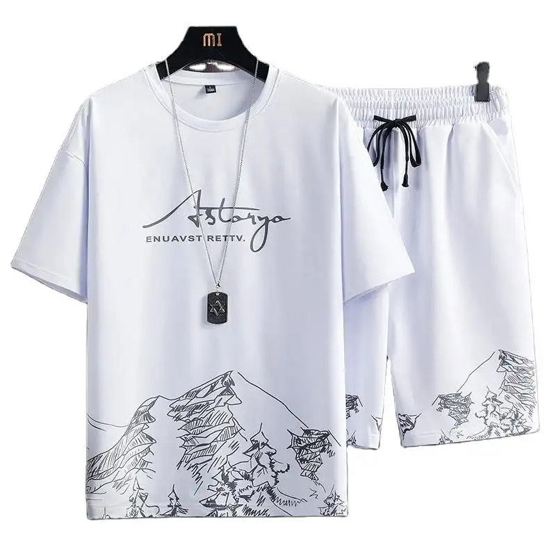 High Quality White And Black Simple Fashion T-shirt Summer For Men