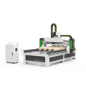 Houtbewerkingsmachine 4 As 1325 Cnc Router Met Roterende Bevestiging