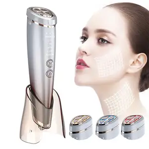 Home Use Beauty Equipment Ems Led Hot Cold Skin Firming Device Rf Face Neck Lift Massager Machine Beauty Instrument