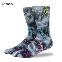 Chaussettes professionnelles en coton avec impression et broderie personnalisés, Logo Calcetines