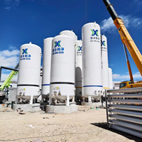 Tanque Criogénico de Oxígeno Líquido, Nitrógeno y Argón de 0.8 MPa, 10000L, 20000L con Recipiente a Presión y Componentes Centrales del Motor, Fábrica VIE