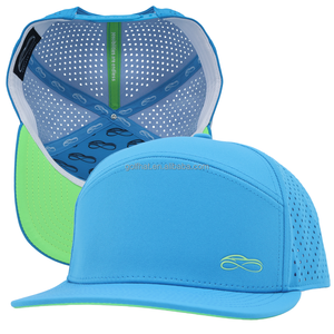 Gorra Deportiva Snapback de Alta Calidad al por Mayor, 100% Poliéster, Impermeable, con Orificios Cortados con Láser Personalizados, Logotipo Bordado, Gorras para Deporte - Product Image 1
