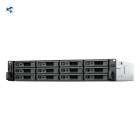 RS2423+ 12-Bay 2U Rackmount NAS AMD Ryzen V1780B Quad Core 8GB ECC 10GbE Penyimpanan Rak yang Dapat Diperluas