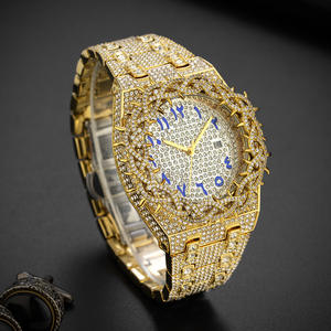 Men's fashion High-Quality Moissanite Diamond Mechanical <b>Watch</b> <b>Iced</b>-<b>Out</b> Hip-Hop Style Sapphire Crystal Diamond Tester Passed - Product Image 4