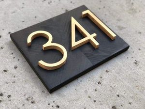 Outdoor Advertising Stainless Steel <strong>House</strong> <strong>Number</strong> <strong>Precision</strong> Lettering Design Doorstep Billboard Premium Material