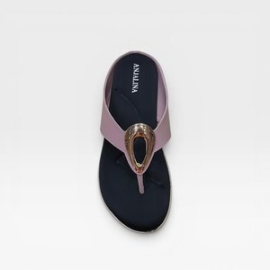 Stylish Womens Toe <b>Post</b> Slippers Wedge Heel Slip On Casual Comfort Footwear for Daily Wear Indoor Outdoor Soft Cushion Use - Product Image 2