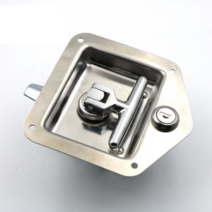 De acero inoxidable caja de acero de <span class=keywords><strong>la</strong></span> herramienta llave plegable Mango en T pestillo del remolque del camión de bloqueo - Product Image 1