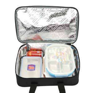 Waterproof Custom Logo <b>Insulated</b> Cooler Picnic Bag Travel School Women Ice Cooling Thermal Cool <b>Lunch</b> Bag - Product Image 2