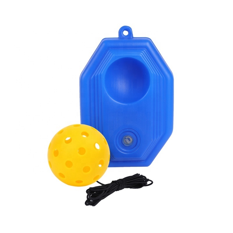 Factory Wholesale High Quality PE Material Lightweight Durable Pickleball Single-Player Trainer 40-Hole Entertainment