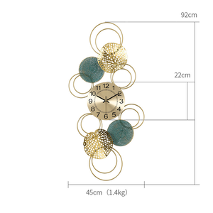 Đồng Hồ Treo Tường Phòng Khách Gia Đình Sáng Tạo Bằng Kim Loại Hình Trang Trí Nhà Cửa Thiết Kế Lạ Mắt Mới - Product Image 3