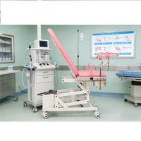 Lit d'examen gynécologique électrique CE ISO pliable, OEM avec alimentation de secours pour hôpital, consultation et petite chirurgie