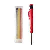 Ensemble de crayons de charpentier automatiques avec taille-crayon et poignée ergonomique