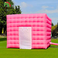 Cabine Photo gonflable Led, tente multicolore, pour événements en plein air, fêtes, cubes, chapiteau