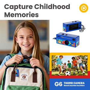 Mini Cámara Digital Nano Pocket Videocámara <span class=keywords><strong>1080P</strong></span> HD Video Vlogging para niños Estudiantes Cámara de pulgar Cámara portátil para niños - Product Image 3