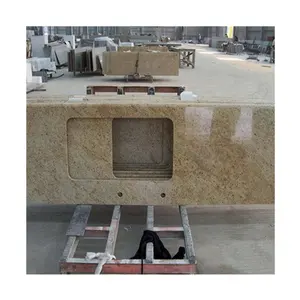 Kashmir gold granite countertop yellow slabs with wonderful style
