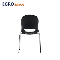 Chaise de bureau pliante EGROspace en plastique pour visiteurs, conférences, réceptions et formations