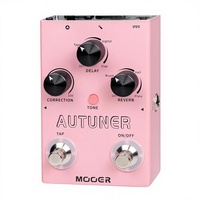 MOOER Autuner Pedal Musik Prosesor Efek Vokal Koreksi Pitch Reverb Delay Gitar Stompbox Mikrofon Amplifier Gitaris