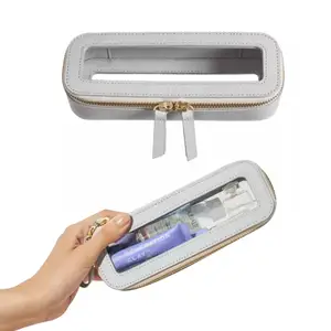 Décent protéiforme uncloudy mini zipper maquillage cas multi-talentueux plus grand stockage cosmétique <span class=keywords><strong>pochette</strong></span> de voyage appropriée pour les mariées - Product Image 1