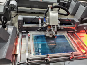 Machine d'impression à ruban sérigraphique pour étiquettes de vêtements en coton biologique JDZ-1030, étiquettes en tissu recyclables - Product Image 4