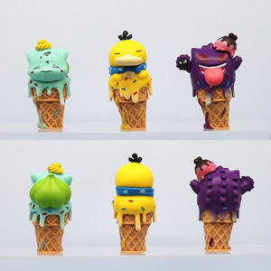6 figurines de style Pokémon en forme de crème glacée, série COS, Pikachu, Bulbasaur, <span class=keywords><strong>Charmander</strong></span> - Product Image 2