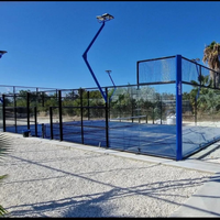 Terrains de padel panoramiques à prix compétitif, vente en gros auprès d'un fournisseur mondial de terrains de padel Cancha De Padel