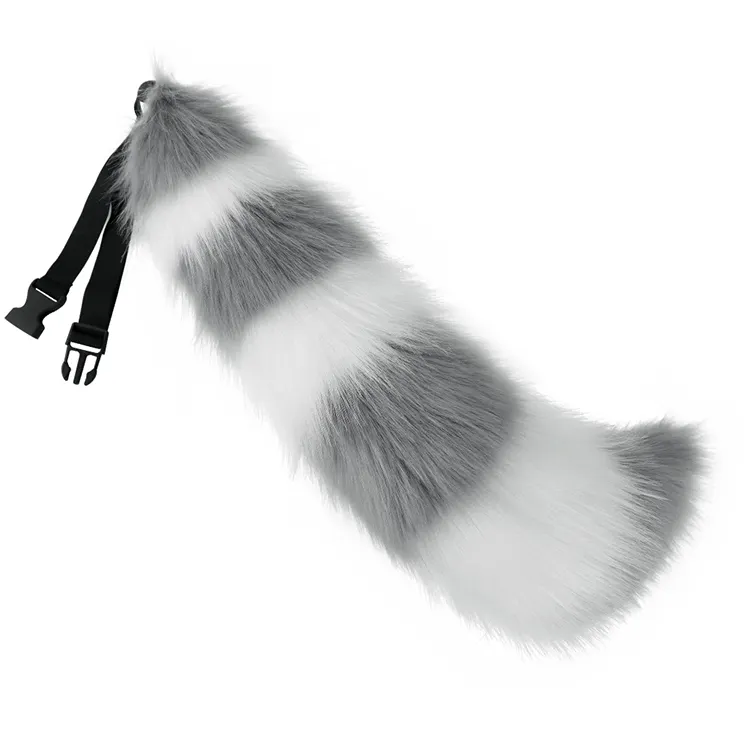 New Style Furry Wolf Fox Long Tail Costume Cosplay Anime Simulation Tail fox tail cosplay