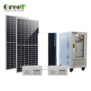 Système d'énergie solaire hybride de haute qualité 10 kW avec contrôleur MPPT et contrôleur PWM pour usage domestique, batterie lithium-ion 50 kW - Product Image 1