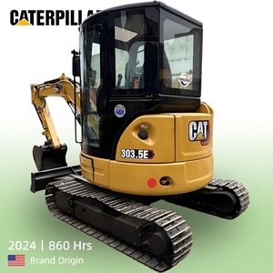 Miniescavatore Idraulico Usato Caterpillar <span class=keywords><strong>CAT</strong></span> 303.5E da 3,5 Tonnellate, Macchina Scavatrice Diesel Cingolata - Product Image 1