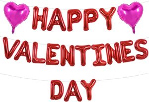 Palloncino a Forma di Cuore con Scritta '<span class=keywords><strong>Happy</strong></span> Valentine's Day' in Foil Oro Rosa da 16 Pollici, Decorazione Romantica per Matrimoni e Anniversari - Product Image 2