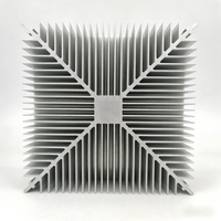 Boîtier électronique sur mesure usiné CNC, dissipateur thermique en aluminium anodisé pour PLC