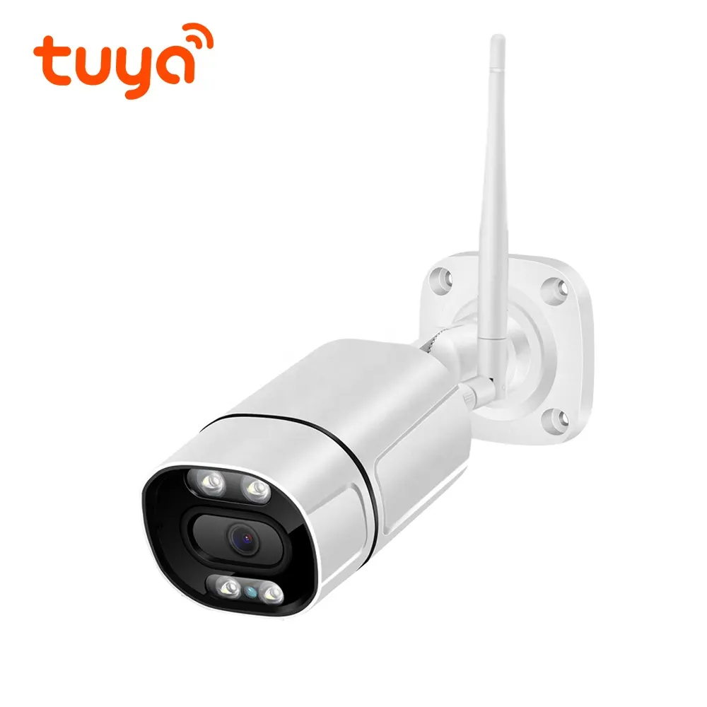 Hottest Double Lights Smart Life Night Vision Tuya Smart Waterproof 3.0MP Smart WIFI Camera PST-C17A-3MP