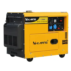 High quality 5KVA three phase silent and electric diesel generator