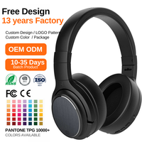 Casque sans fil à réduction de bruit de haute qualité avec indicateur de batterie LED pour les voyageurs d'affaires, chipset Qualcomm, OEM ODM