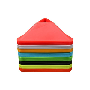 Tùy chỉnh tam giác đào tạo bóng đá đĩa bóng đá sự nhanh nhẹn đào tạo nón thực hành lĩnh vực đánh dấu thiết bị cầm tay - Product Image 1