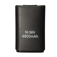 Kit de charge 2-en-1 avec batterie 4800 mAh et câble de charge USB pour manette sans fil Xbox 360 – Chargez et jouez