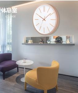 Horloge murale simple de 12 pouces muet ne coche pas ronde horloge murale tridimensionnelle pour étude salle de classe salon école - Product Image 2